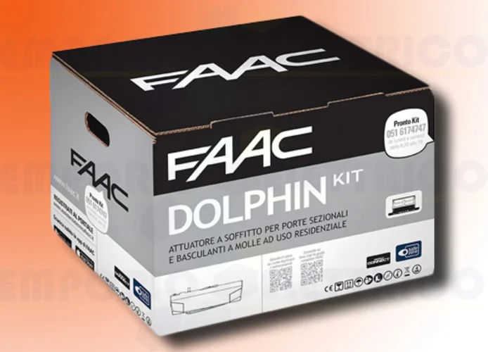 faac Automation Kit dolphin 24v dc dolphin kit safe 10566544