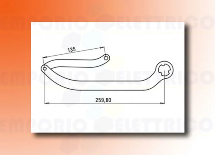 faac Paar Arme n1d weiß nd8 105740