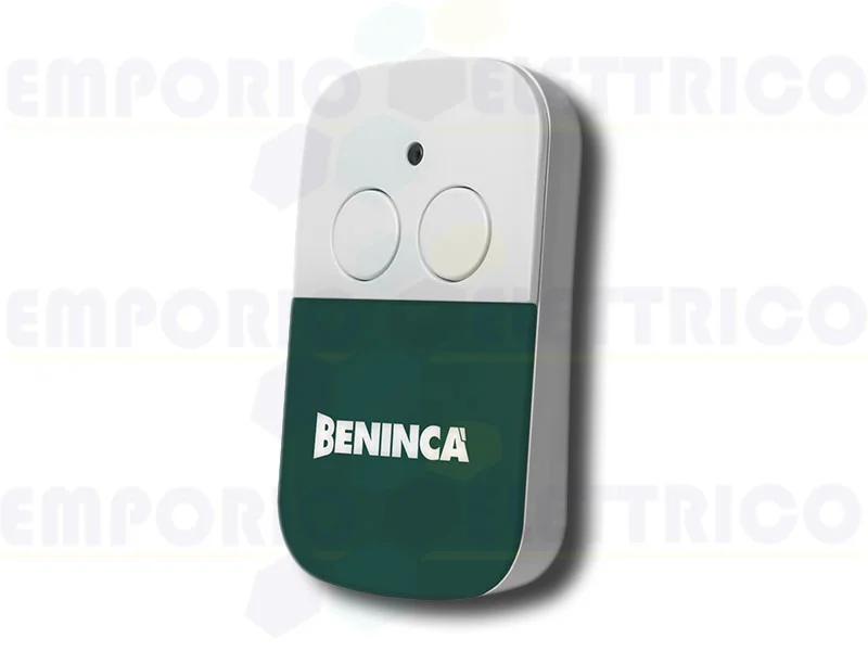 beninca Handsender mit 2 Kanälen Rolling Code 433 mhz happy.2va 9863202