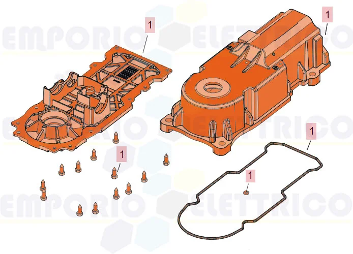 faac Ersatzteil 770n bodies group 63003370 (new code 63003369)