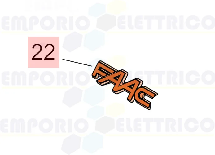 faac Ersatzteil der Gruppe von FAAC-Namensschild 2003 7324745