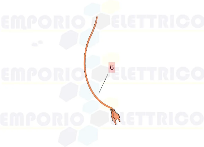 faac Ersatzteil des Kabels mit Stecker e70 l=1000 7514365