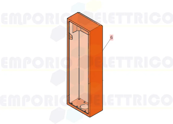 faac Ersatzteil Gehäuse+Tür 615 bpr (ral 2004) 63003466