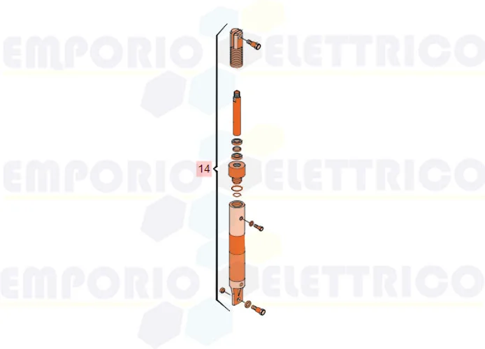 faac Ersatzteil des Zylinders 620 mit Gabel filet 63003417