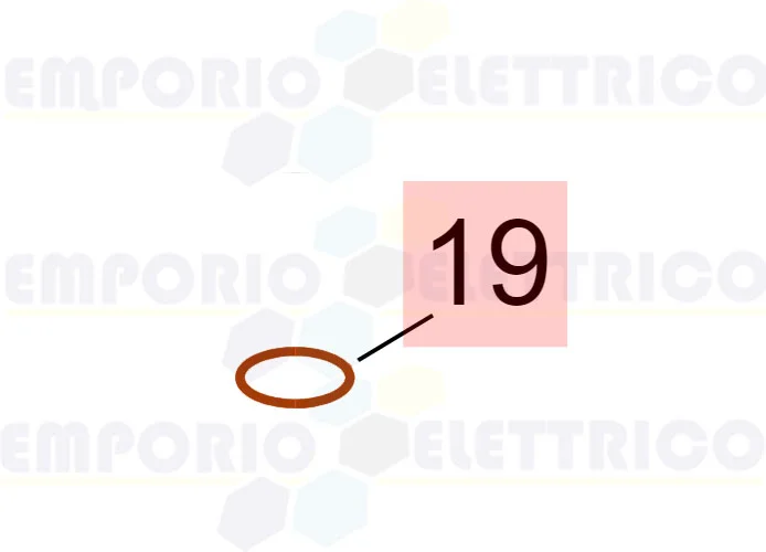 faac Ersatzteil des Dichtrings 40,95x2,62 (3162) 7090360025