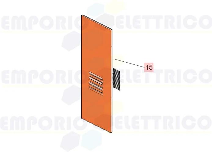 faac Ersatzteil der Tür 642 Edelstahl 72706515