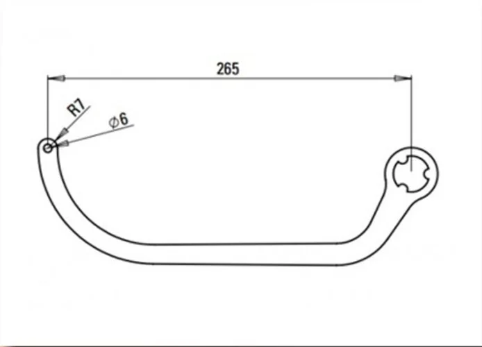 faac Paar Arm n1d weiß nd4 105729