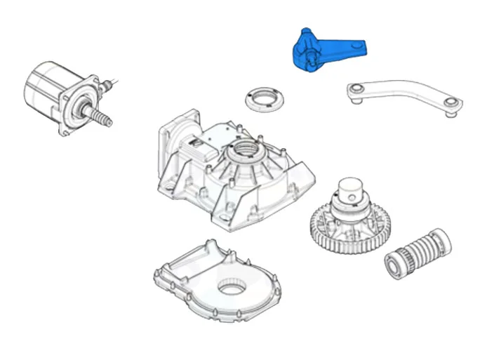 came Ersatzteil des Gleitarms frog 119ria044