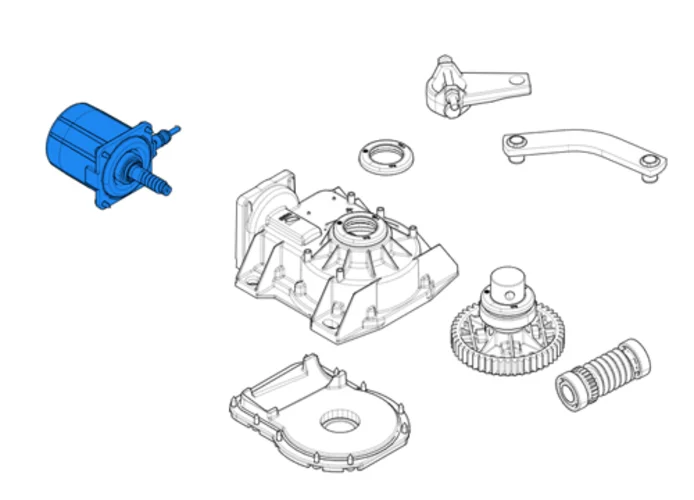 came Ersatzteil der Motorgruppe frog-al 119ria063