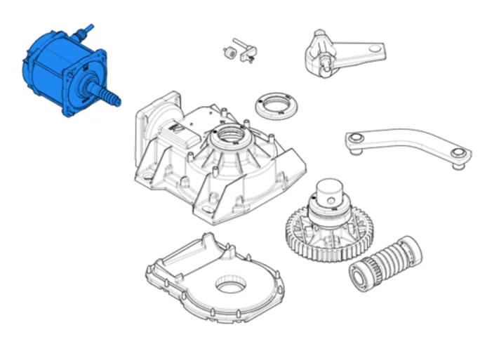 came Ersatzteil der Motorgruppe frog-a24/frog-a24e 119ria088