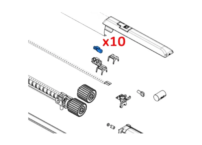 came Ersatzteil 10 Stücke Mikroschaltern 119rir083