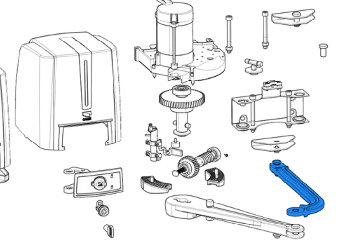 came Ersatzteil des Arms geleitet fast stylo 119rid334