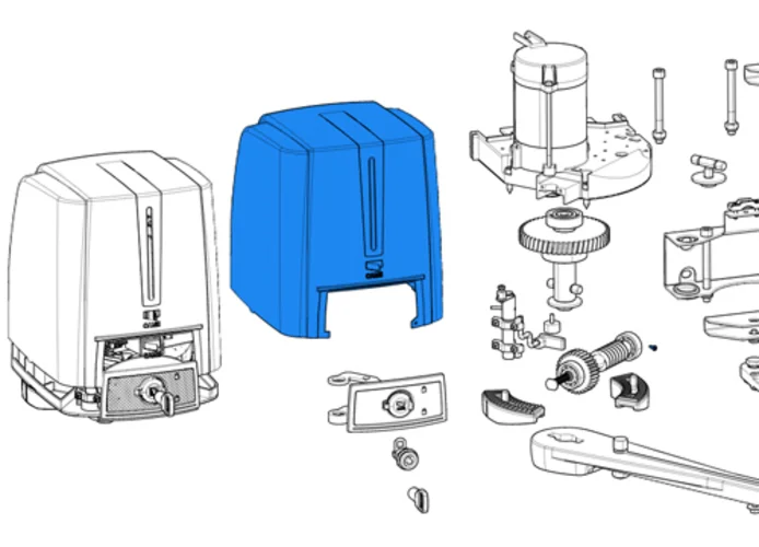 came Ersatzteil der Abdeckung des Getriebemotors fast40 119rid370