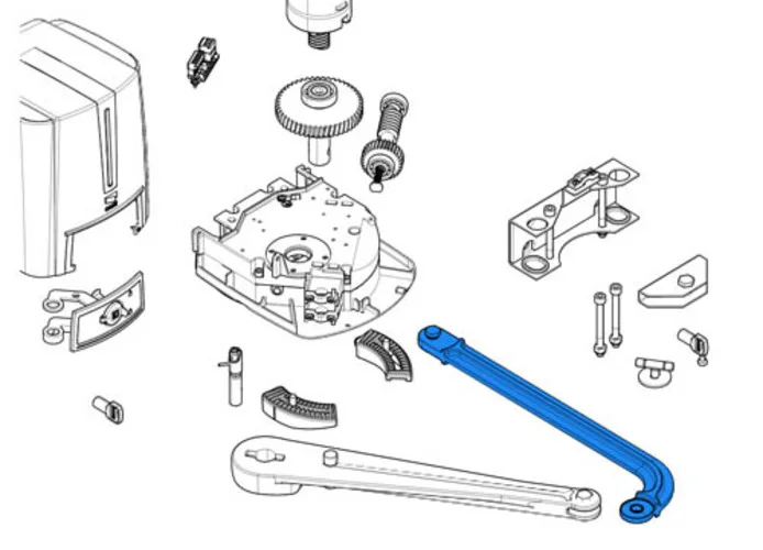 came Ersatzteil des Arms geleitet fast 88001-0197