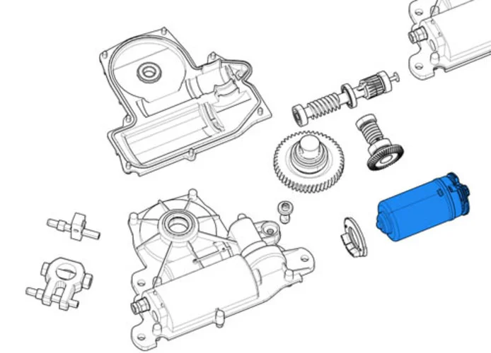 came Ersatzteil der Motorgruppe frog-j 119ria065