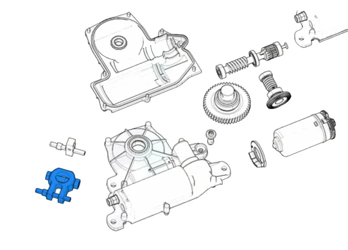 came Ersatzteil des Gleitarms frog-j 119ria071