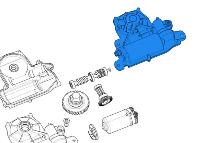 came Ersatzteil des Getriebemotors frog-j 88001-0070