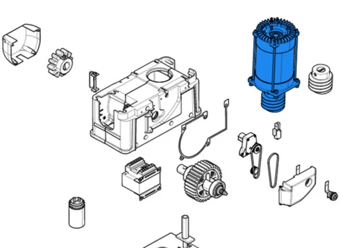 came Ersatzteil des elektrischen Motors bk 88001-0086