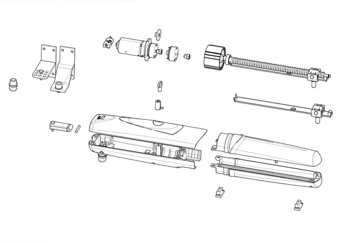 came Seite Ersatzteile des Motors 001ax3024 ax3024