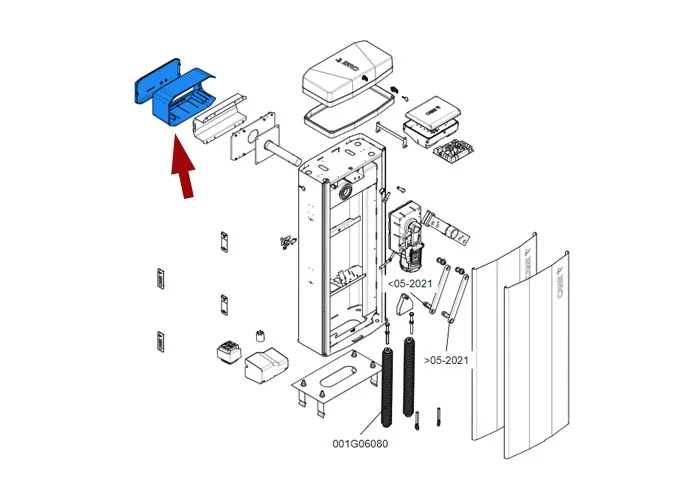 came Ersatzteil der Abdeckung für Angriff der Stange gt8 88003-0102