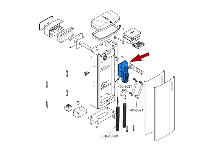 came Ersatzteil des Getriebemotors gt8 88003-0105