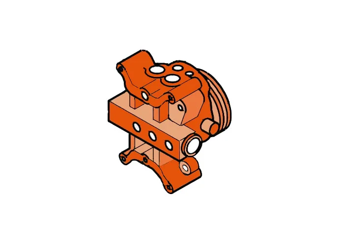 faac Ersatzteil des Verteilerflansches 400/06 cbac 4994655