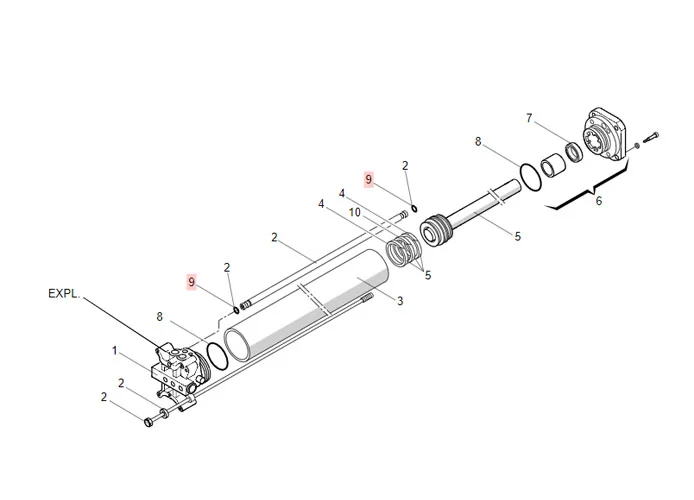 faac Ersatzteil der Dichtung orm 6x1,5 (0060-15) 7090815