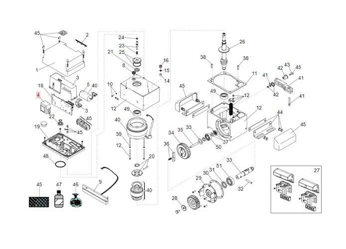 faac Ersatzteil des Transformators 230v-18v/15va res.-fl.780d 7501365