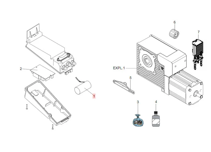 faac Ersatzteil Kondensator pp 20mf 400vac Kabeln 200mm ohne Schrauben 7601395