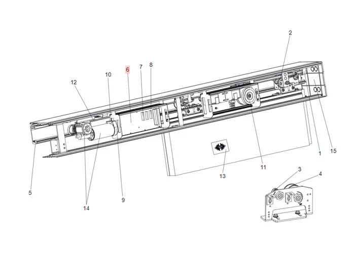 faac Ersatzteil der Platine 930 sf 7908265