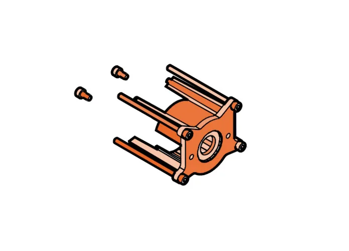 faac Ersatzteil des Flansches für Schnittstelle Motor/Pumpe 63000123