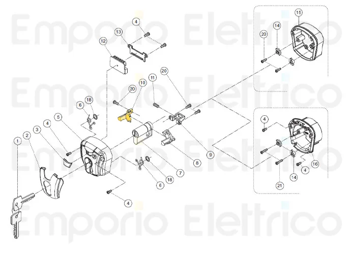 fadini ricambio tastatore destro per chis-e 37 37210