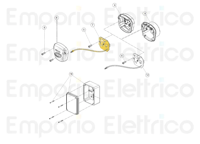 fadini ricambio schedina del lettore per sape 69 69007 