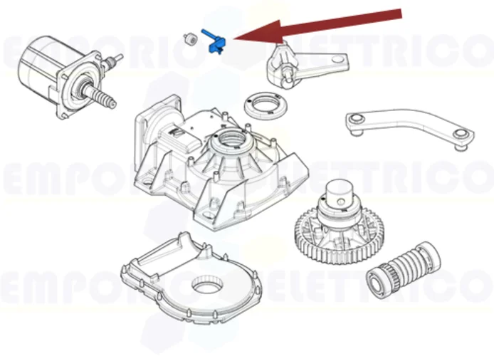 came Ersatzteil des Gerät Encoder mit Kabel 2500 mm frog 119ria084