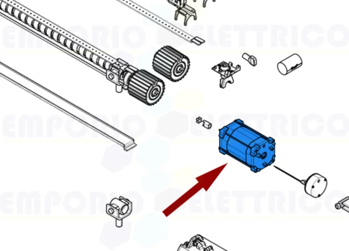 came Ersatzteil der Motorgruppe + Bremse serie ati 230v langsam 88001-0139