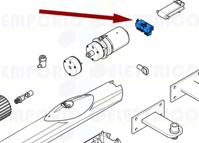 came Ersatzteil elektronischen Platine Encoder aus Harz amico axi 88001-0042