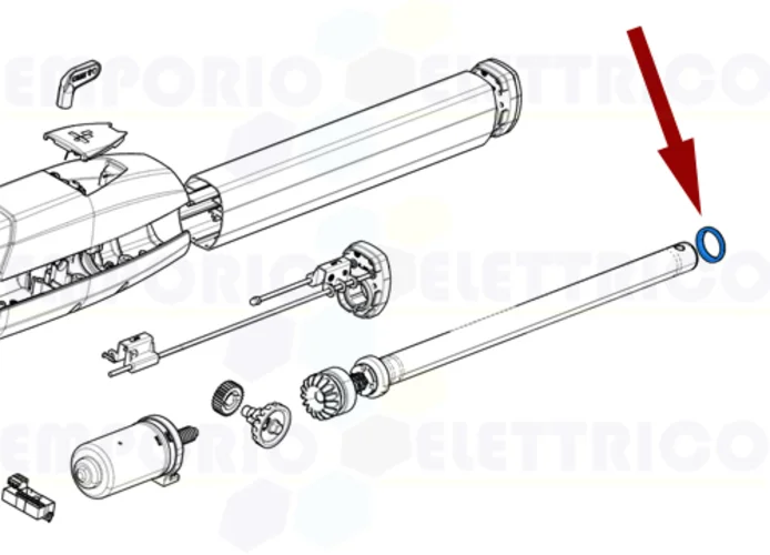 came Ersatzteil 5 Stücke des Scraper-Rings ats30-50 88001-0226