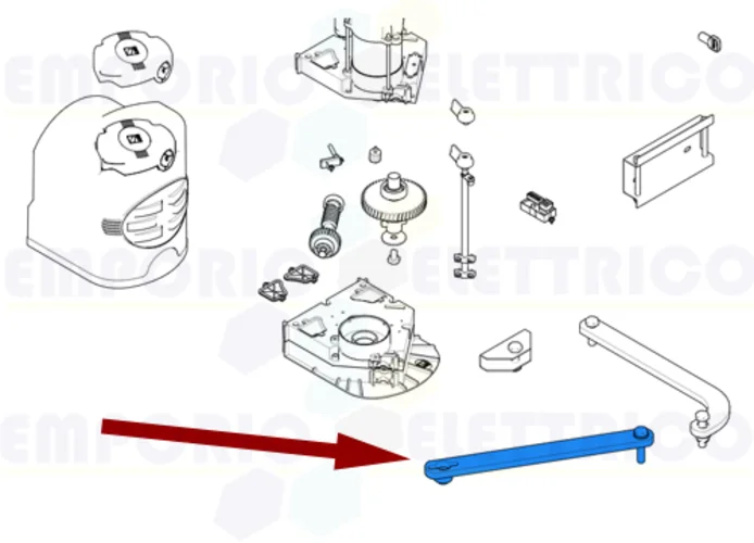 came Ersatzteil des Gleitarms f7024n 119rid292