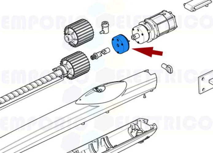 came Ersatzteil der Elektrobremse amico 230v 88001-0208