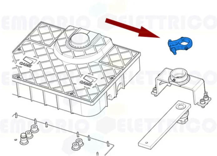 came Ersatzteil des Arms geleitet frog-jc 119ria060