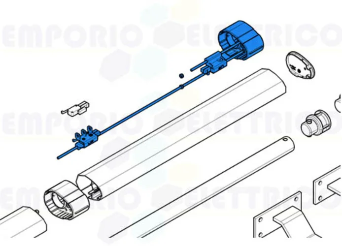 came Ersatzteil der linken mechanischen Endschaltergruppe krono 5 119rid215