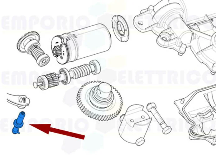 came Ersatzteil der Freigabewelle myto 119ria096