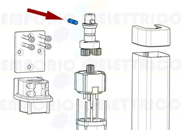 came Ersatzteil des Steckers stylo 119rid351