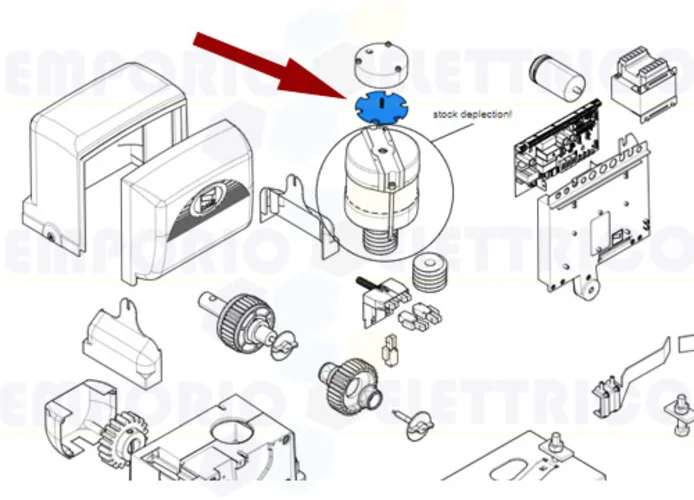 came Ersatzteil des Elektroschlosses bx bk 119ribx034