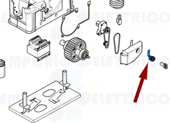 came Ersatzteil des Zylinders des Schlosses bk 119ribx012