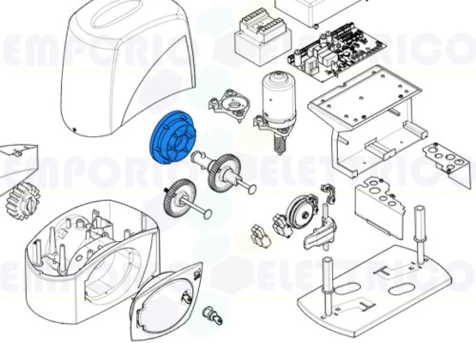 came Ersatzteil des seitlichen Flansches bei Ritzel bx 119ribx047