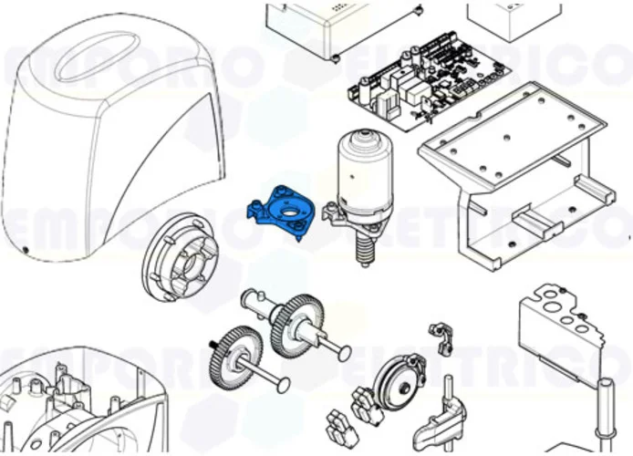 came Ersatzteil des Flansches und der Dichtung des Motors bx 119ribz017