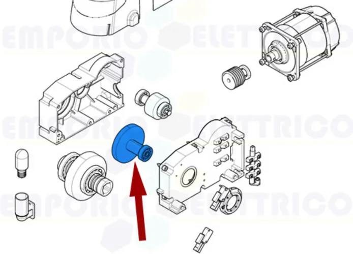 came Ersatzteil der Welle, zweite Reduktion emega 119rie063