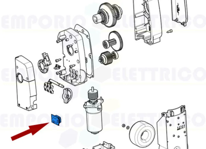 came Ersatzteil der Platine des Filters emc02 emega40 119rie206