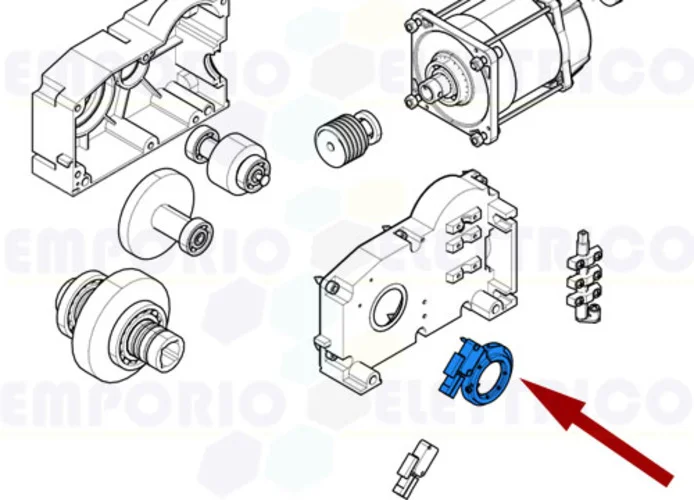 came Ersatzteil der mechanischen Endschaltergruppe emega 119rie069